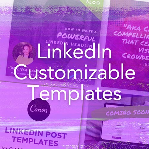 Linked In Templates - Paid Product